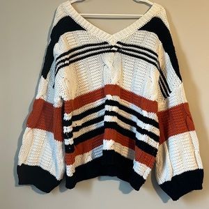 Off the shoulder sweater